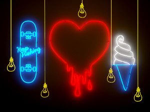 neon 3D Model