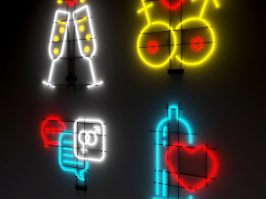neon 6 Modelo 3D