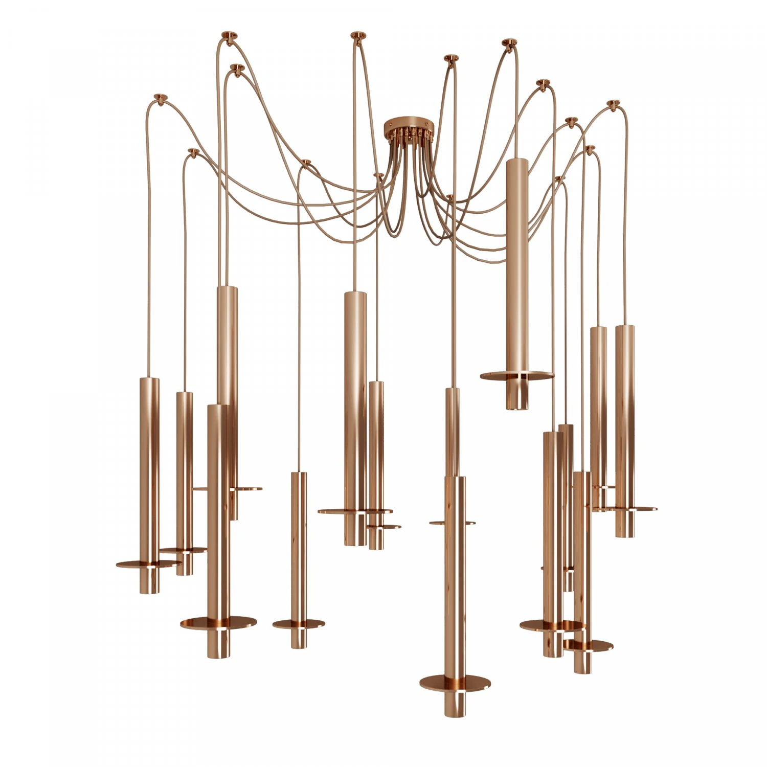 chandelier gastrobar 2 3D Model .c4d .max .obj .3ds .fbx .stl .blend