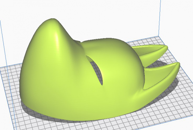 kitsune mask 3D-printmodel .c4d .max .obj .3ds .fbx .stl .blend 