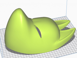 kitsune mask 3D-printmodel