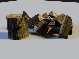 firewood 3D Модель