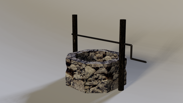 well Modelo 3D .c4d .max .obj .3ds .fbx .stl .blend 