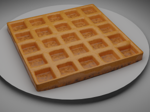 waffle 3D Model