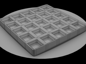 waffle Modelo 3D