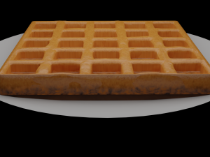 waffle Modelo 3D