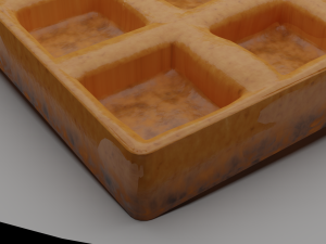 waffle Modelo 3D
