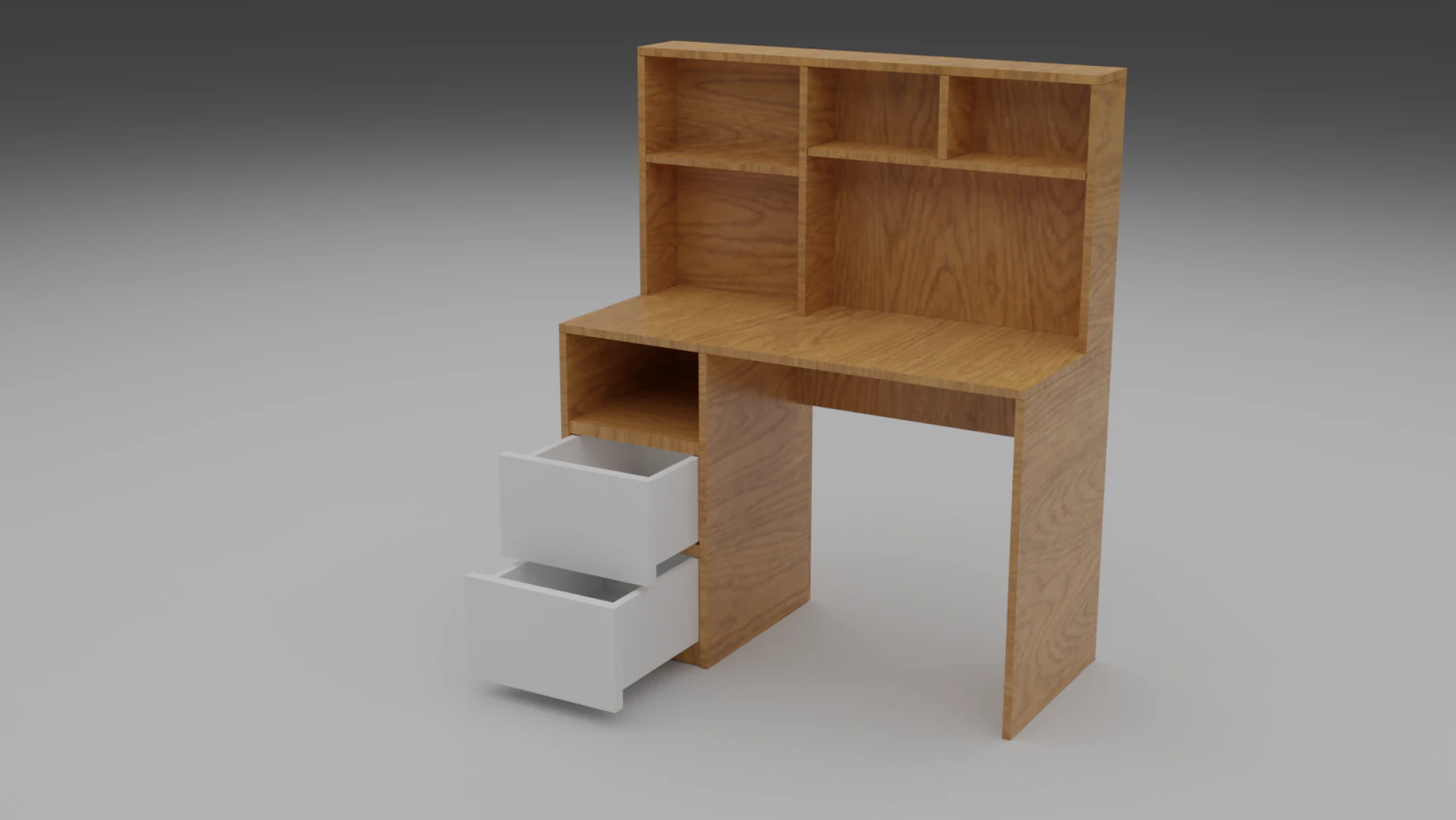 desk gameready 3D Model .c4d .max .obj .3ds .fbx .stl .blend 