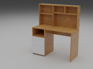 desk gameready 3Dモデル
