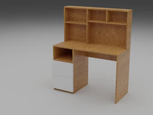 desk gameready 3D Model