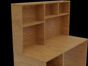 desk gameready 3D Model