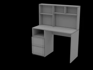 desk gameready 3D Model