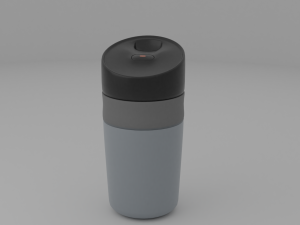 travel coffe mug 3D 模型