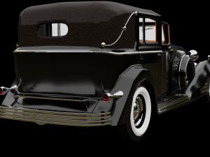 cadillac v-16 vintage 1933 3D 模型