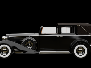 cadillac v-16 vintage 1933 3D 模型