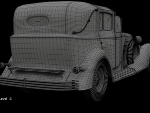 cadillac v-16 vintage 1933 3D 模型