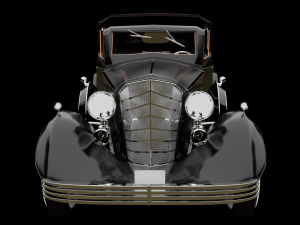 cadillac v-16 vintage 1933 3D 模型