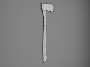 old axe Modelo 3D
