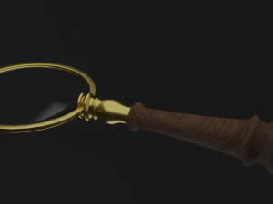 old magnifier pbr 3D Model
