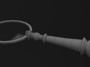 old magnifier pbr Modèle 3D