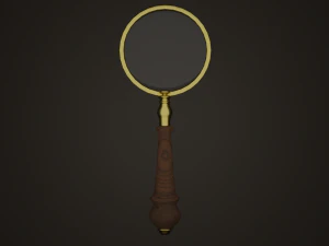 old magnifier pbr 3D Model
