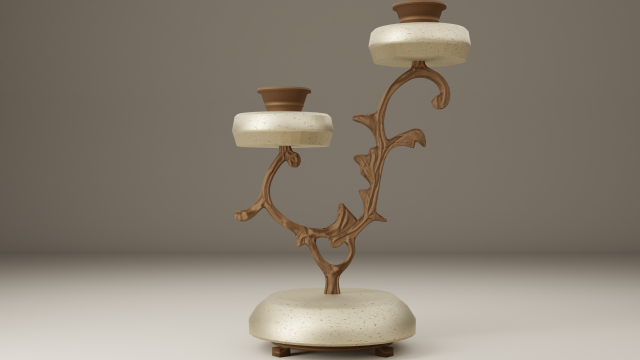candelabrum 3D 模型 .c4d .max .obj .3ds .fbx .stl .blend 