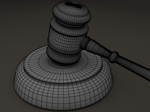 gavel Modelo 3D