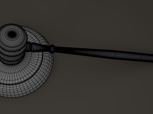 gavel Modelo 3D