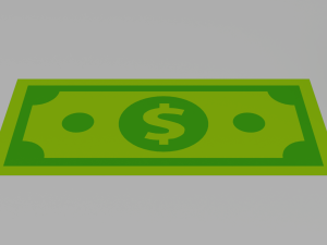 money simple 3D Модель