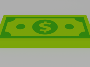 money simple 3D Модель