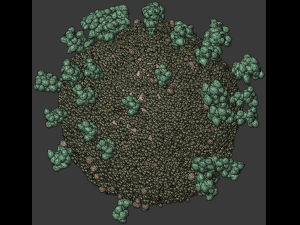 covid-2019 corona virus 3D Модель