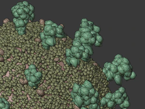 covid-2019 corona virus 3D Model