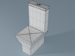 toilet 3D मॉडल