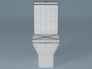 toilet 3D मॉडल