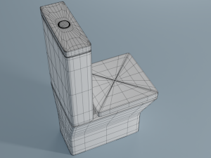 toilet 3D मॉडल
