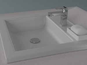 bathroom sink 3D मॉडल