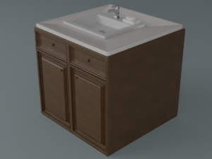 bathroom sink 3D मॉडल