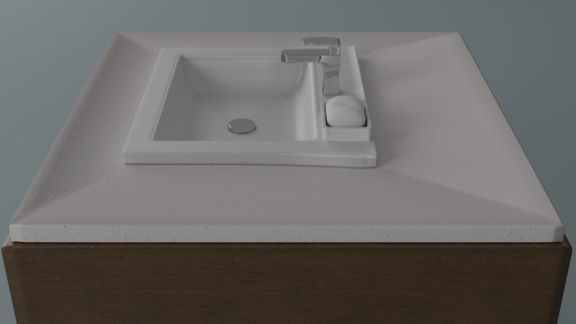 bathroom sink 3D मॉडल .c4d .max .obj .3ds .fbx .stl .blend 