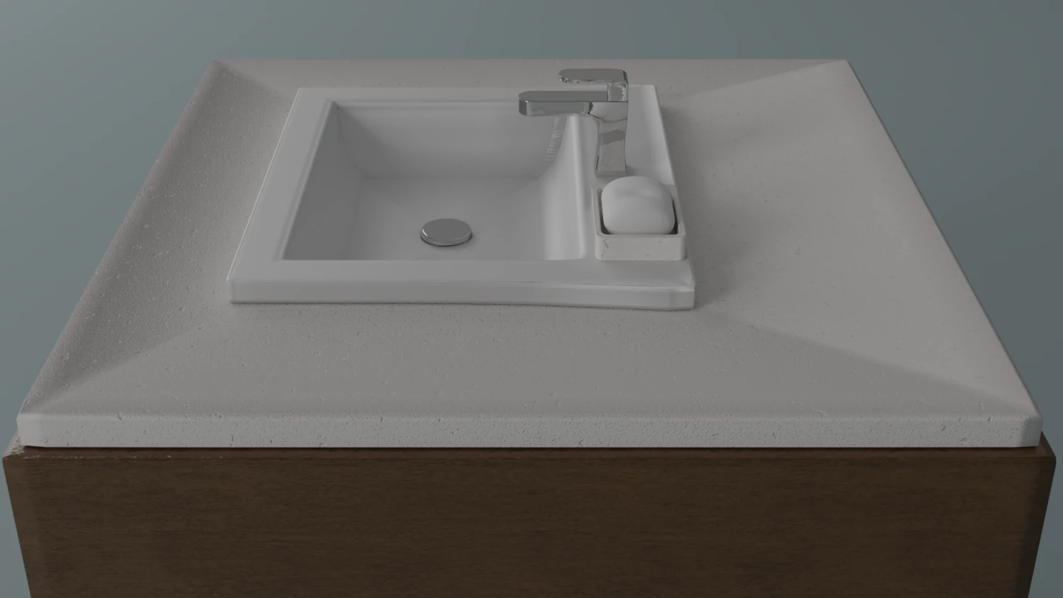 bathroom sink 3D Model .c4d .max .obj .3ds .fbx .stl .blend 