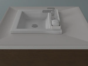 раковина в ванной 3D Модель