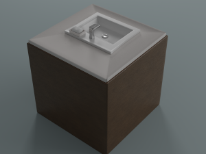 bathroom sink 3D मॉडल
