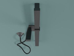shower column Modelo 3D