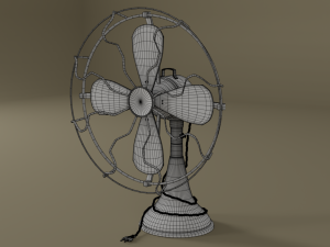 vintage old fan 3Dモデル