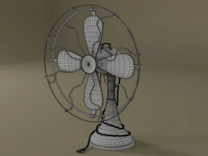 vintage old fan 3D Model