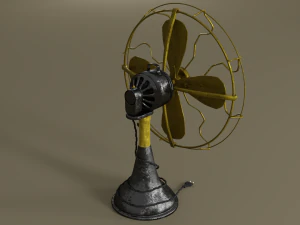 vintage old fan 3D Model