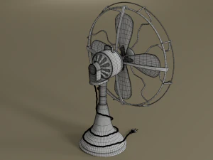 vintage old fan 3D Model