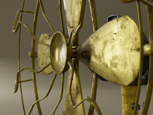 vintage old fan 3Dモデル