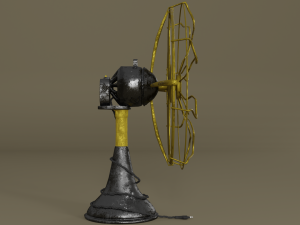 vintage old fan 3Dモデル