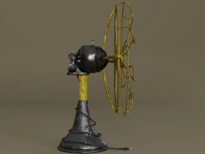 vintage old fan 3D Model