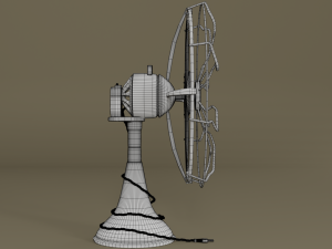 vintage old fan 3Dモデル